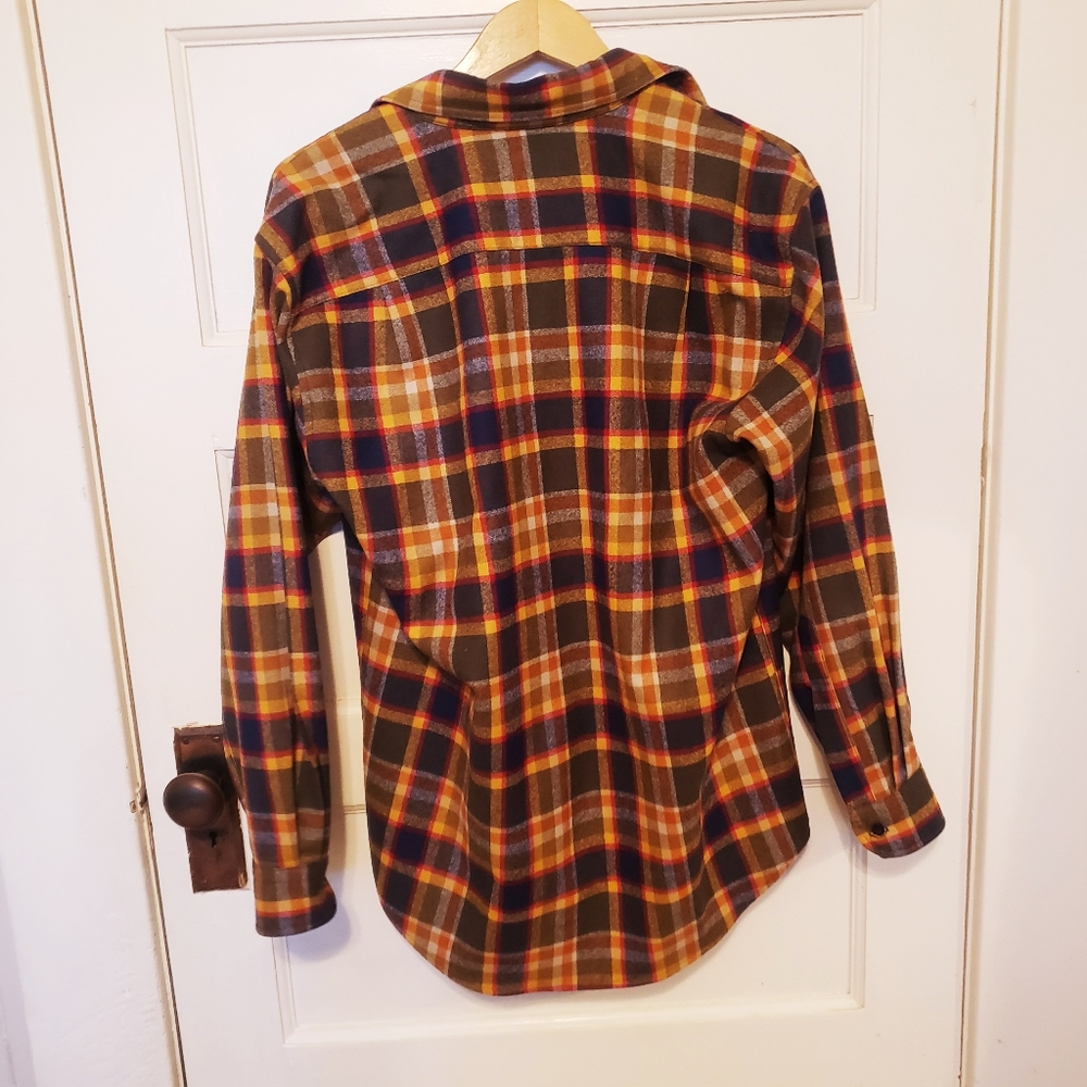 Pendleton Button Down Lodge Plaid Flannel Shirt M… - image 7